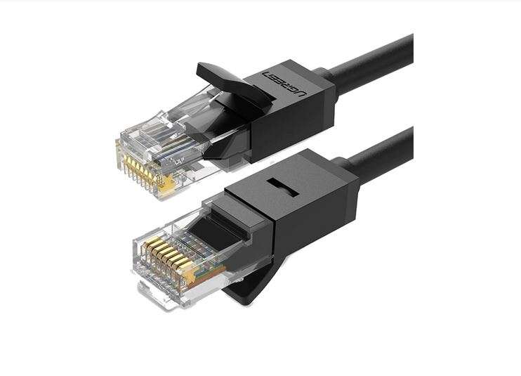 UGREEN NW102 Cat 6 UTP LAN Cable 0.5m Black (UG- 20158)