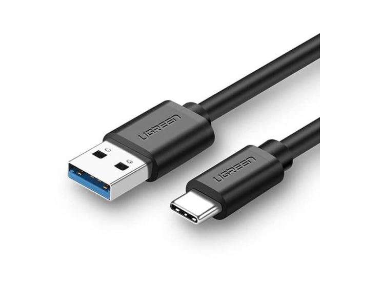 UGREEN US184 USB 3.0 A Male to Type C Male Cable Nickel Plating 1m black (UG- 20882)