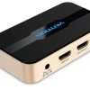 Vention 1 In 2 Out HDMI Splitter 4K@30Hz Gold Aluminum Alloy Type (ACBGO)