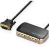 Vention 1 In 2 Out VGA Splitter Black Aluminium Alloy Type (DBABF)