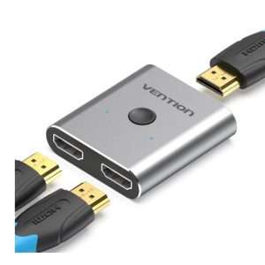 Vention 2-Port HDMI Bi-Direction Switcher Silver (AFUH0)