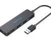 Vention 4 Ports USB3.0 HUB 0.15M Black (CHKBB)