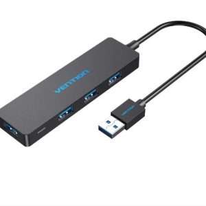 Vention 4 Ports USB3.0 HUB 0.15M Black (CHKBB)