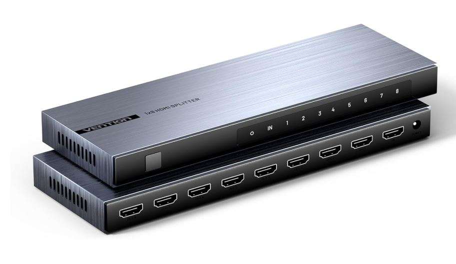 Vention 4K 1x8 HDMI Splitter Black Aluminum Alloy Type (AKQBO)