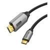 Vention Cotton Braided USB-C to HDMI Cable 1M Black Aluminum Alloy Type (CRBBF)