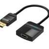 Vention DP to HDMI Converter 0.15M Black (HBGBB)