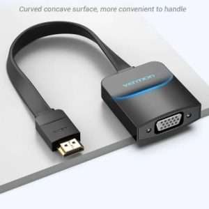 Vention Flat HDMI to VGA Converter 0.15M Black (74345)