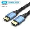 Vention HDMI Male to Male 4K HD Cable Aluminum Alloy Type 15M Blue (ALHSN)