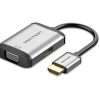 Vention HDMI to HDMI+VGA Converter 0.15M Gray Metal Type (AFVHB)