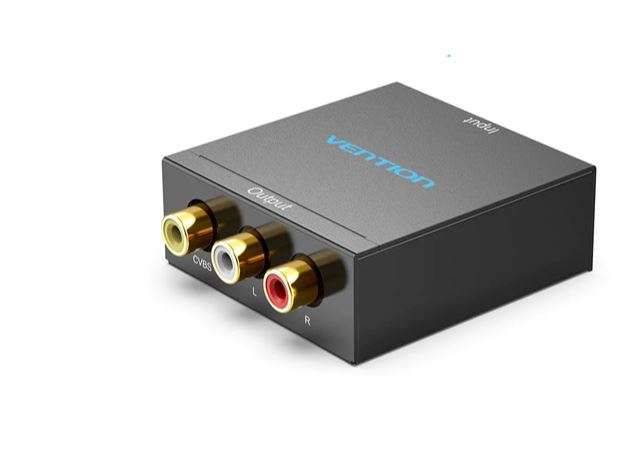 Vention HDMI to RCA Converter Black Metal Type (AEEBO)