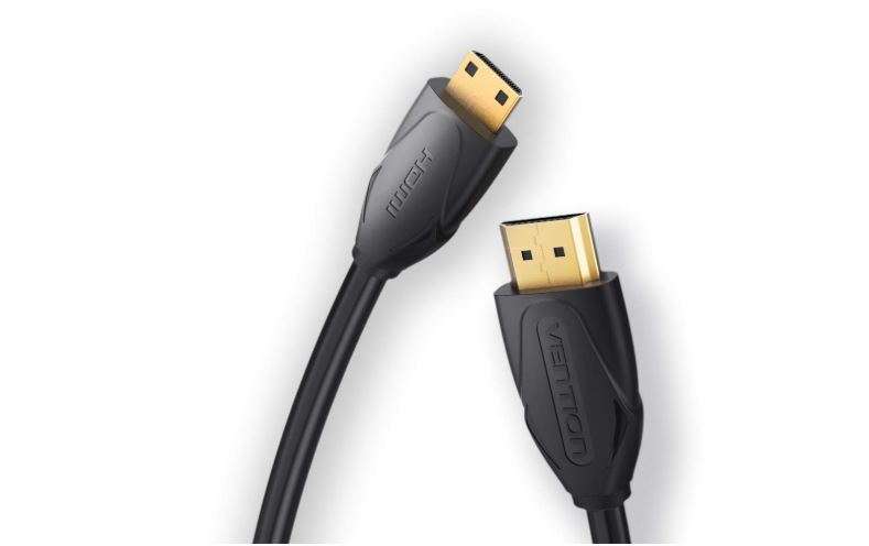 Vention Mini HDMI Cable 2M Black (VAA-D02-B200)
