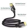 Vention Nylon Braided 4K Flat HDMI Cable 2M Zinc Alloy Type (AASBH)