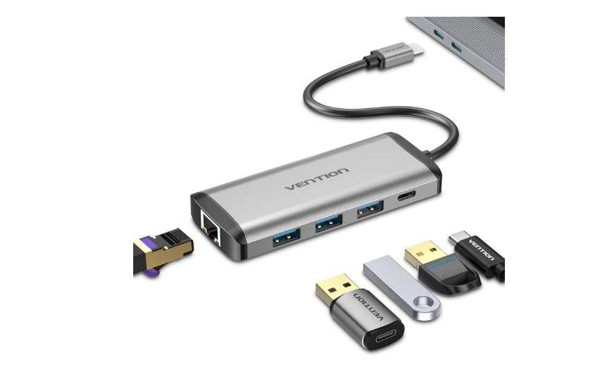 Vention USB-C Multi-Functional 5 In 1 Docking Station