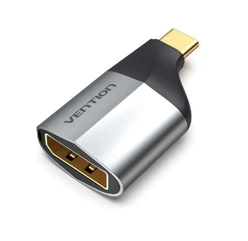 Vention Type-C to DP Adapter Gray Metal Type (TCCHO)