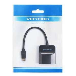 Vention Type-C to VGA Adapter 0.15M Black ABS Type (TDDBB)