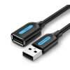 Vention USB 2.0 A Male to A Female Extension Cable 5M black PVC Type (CBIBJ)