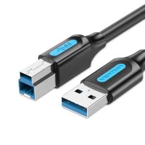 Vention USB 3.0 A Male to B Male Cable 1.5M Black PVC Type (COOBG)