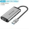 Vention USB 3.0 to USB3.0 (3 PORTS) + Gigabit Ethernet Aluminum Alloy Docking Station (CKBHB)