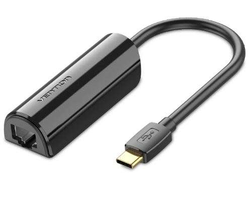 Vention USB-C to 100M Ethernet Adapter 0.15M Black (CFABB)