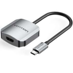 Vention USB-C to HDMI Converter 0.15M Gray Aluminum Alloy Type (TDEHB)