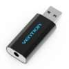 Vention USB External Sound Card Black Metal Type CTIA (VAB-S15-B)