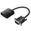 Vention VGA to HDMI Converter with Female Micro USB and Audio Port 0.15M Black (ACNBB)