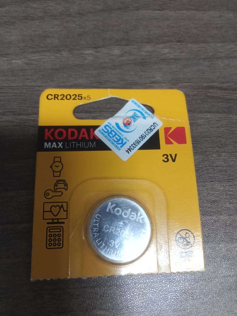 KODAK CR2025 Lithium 3V Button Battery
