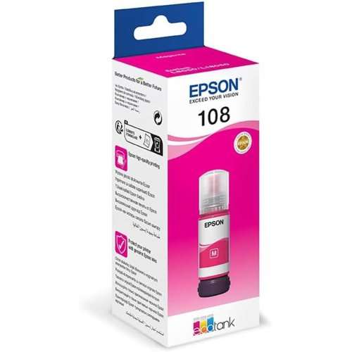 Epson 108 Magenta Ink Bottle