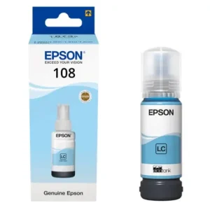 Epson 108 Light Cyan Ink Bottle