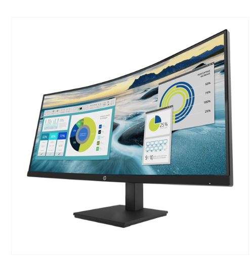 HP P34hc G4 WQHD USB-C Curved Monitor (21Y56AS)