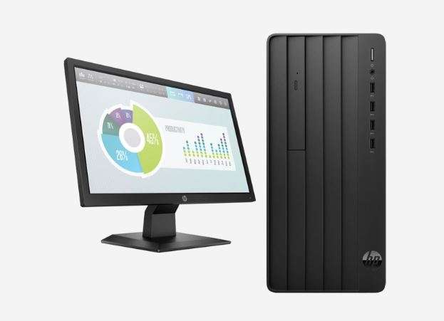 HP Pro Tower 290 G9 Desktop PC i5 8GB 512GB SSD FreeDOS/HP P204v 19.5" Monitor