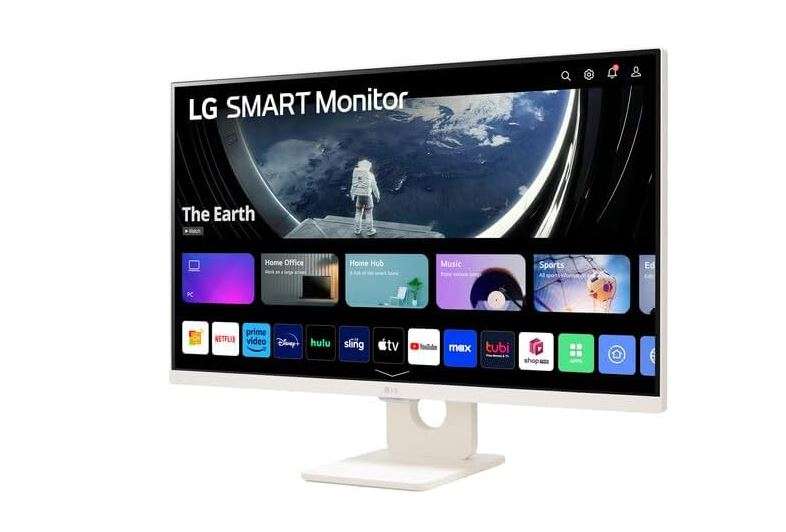 LG MyView 31.5" FHD Smart Monitor with webOS (32SR50F-W)