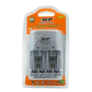 MP charger for charging 9V AA and AAA batteries