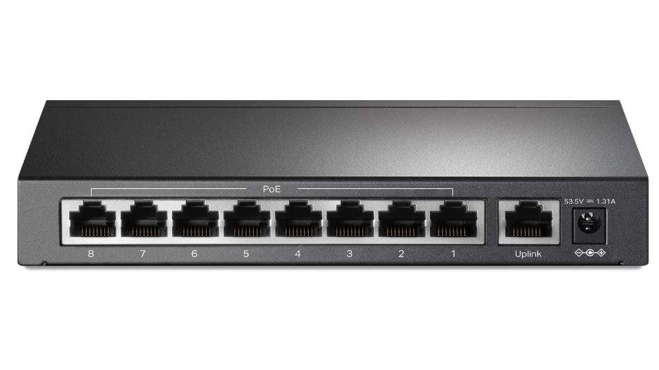 TP-Link 9-Port 10/100Mbps Desktop Switch with 8-Port PoE+ - TL-SF1009P