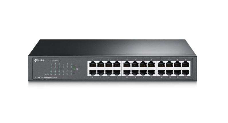 TP-Link 24-port 10/100Mbps Desktop/Rackmount Switch - TL-SF1024D