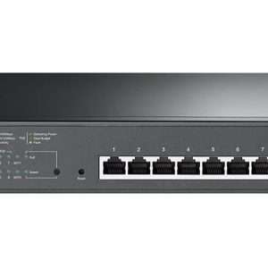TP-Link JetStream 10-Port Gigabit Smart Switch with 8 PoE+ Ports & 2 Gigabit SFP Slots TL-SG2210MP