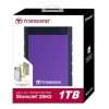Transcend External HDD 1TB - Purple - TS1TSJ25H3P