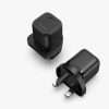 Vention 1-port USB-C GaN Charger(30W) UK-Plug Black (FAKB0-UK)