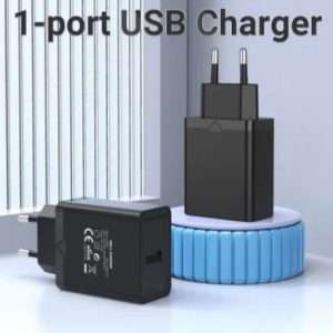 Vention 1-port USB Wall Charger (12W) UK-Plug Black (FAAB0-UK)