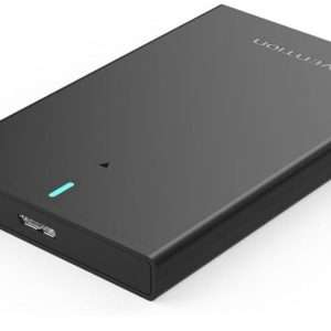 Vention 2.5 Inch SATA Hard Drive Enclosure (USB 3.0 Micro-B) Black (KPABO)