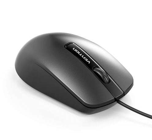 Vention 3-Button USB Wired Computer Mouse 1.5M Black (KTABG)