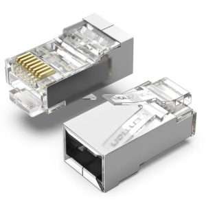 Vention Cat.6 UTP RJ45 Modular Plug Transparent 100 Pack (IDDRO-100)