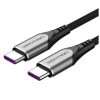 Vention Cotton Braided USB-C to USB-C 3.1 Cable 1M Gray (TAAHF)