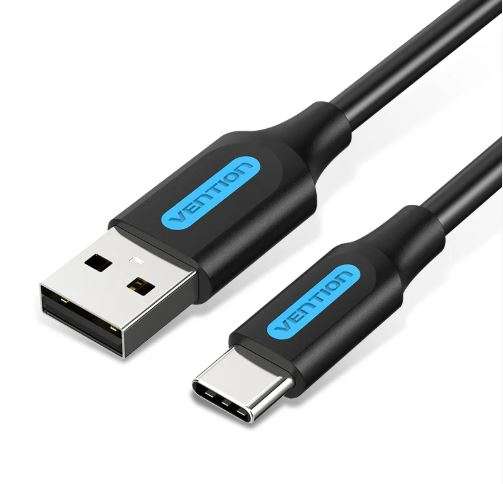 Vention USB 2.0 A Male to Micro-B Male 3A Cable 1M Black (COLBF)