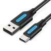 Vention USB 2.0 A Male to C Male 3A Cable 2M Black (COKBH)