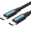 Vention USB 2.0 C Male to Male Cable 1M Black PVC Type (COSBF)
