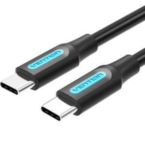 Vention USB 2.0 C Male to Male Cable 1M Black PVC Type (COSBF)
