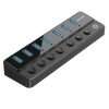 Vention USB B to USB 3.0 X7 HUB with individual Power switches And DC.5.5m power adapter (CHXBO-UK)