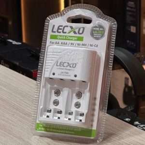 Lecxo LX-709 Quick Charger for charging 9V AA and AAA batteries