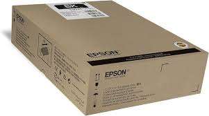Horizontal shot of Epson T9741 cartridge on white background